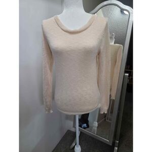 Free People Lace Back Sweater